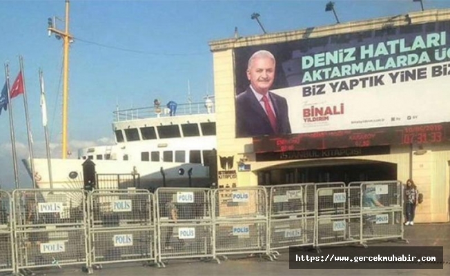 YSK’dan AKP’nin Kadıköy’deki pankartına ilişkin karar