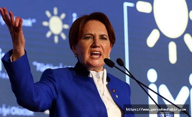 Akşener: "Bu yol yol değil Sayın Erdoğan"