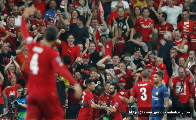 UEFA Süper Kupa finalinde kupanın sahibi Liverpool oldu!