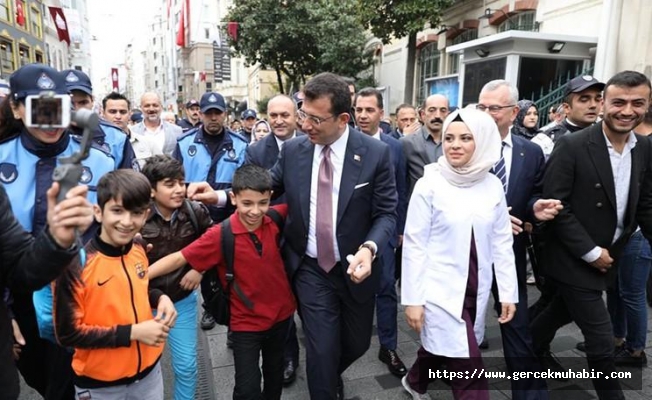 İmamoğlu’ndan Odakule’den Taksim Meydanına kadar Cumhuriyet yürüyüşü!