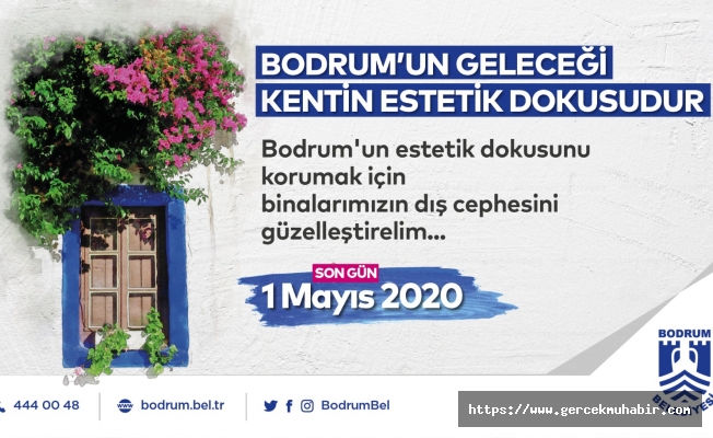 BODRUM’DA BİNALARIN DIŞ CEPHELERİ GÜZELLEŞECEK