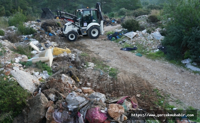 BODRUM'DA DOĞAYA ATILAN 65 TON ATIK TOPLANDI