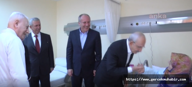 Kılıçdaroğlu, Muharrem İnce'nin annesini ziyaret etti