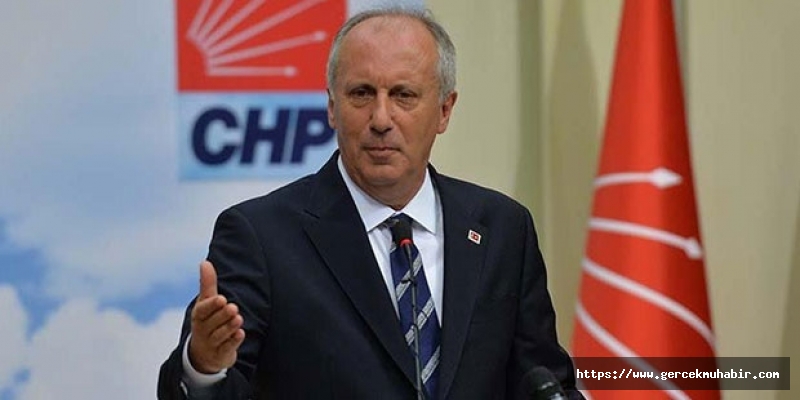 Muharrem İnce'den Erdoğan'a Tepki