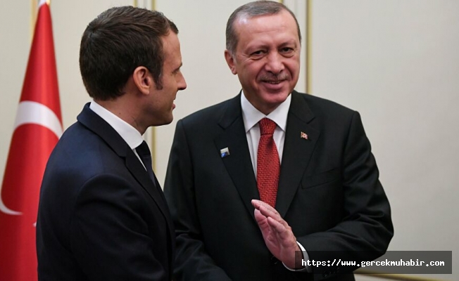 Cumhurbaşkanı Erdoğan, Fransa Cumhurbaşkanı Macron İle Görüştü