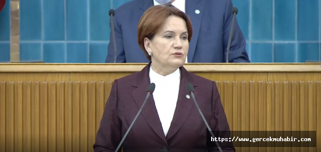 Akşener: Cumhurbaşkanı ve Bakanlar Basın Üzerinden Anlaşıyor