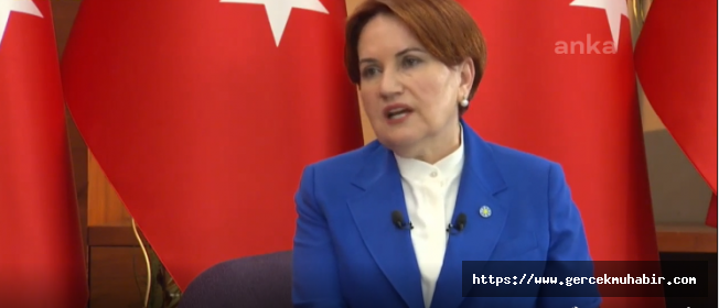 Akşener: Erdoğan 2023'te seçilemeyecek!