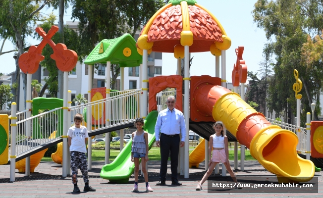 Konyaaltı’na 1 yılda 17 park kazandırıldı