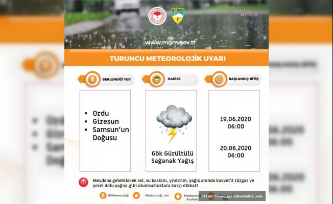 Meteoroloji'den Sel Uyarısı!