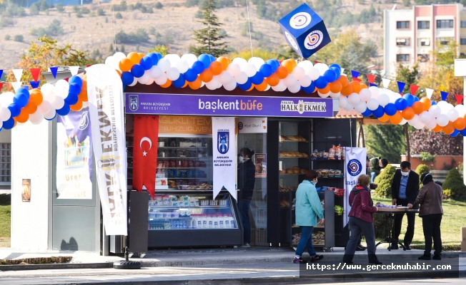 Mansur Yavaş, Başkent Büfe'leri açmaya başladı