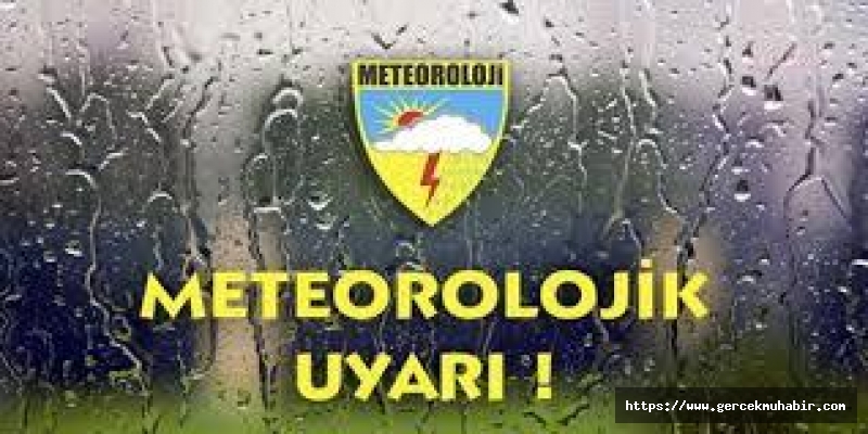 Meteoroloji'den Fırtına uyarısı