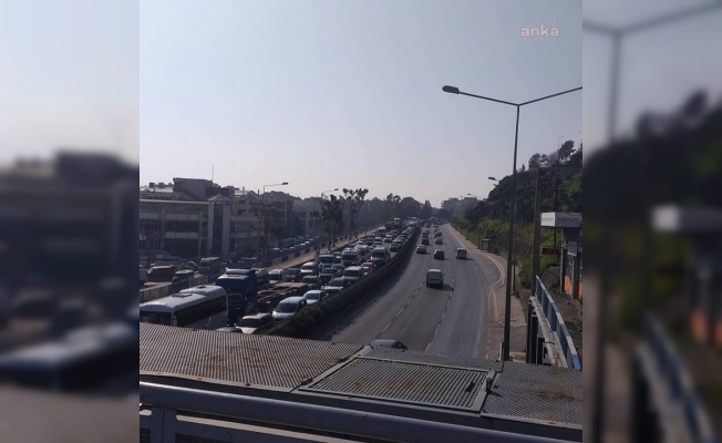 İzmir'de Erdoğan trafiği