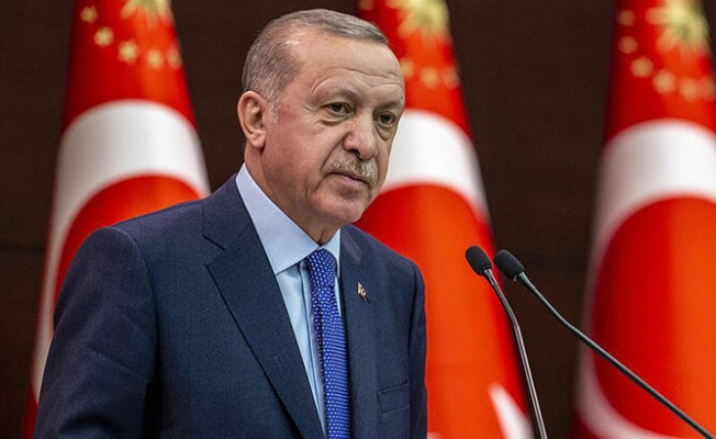 Kabine toplantısının ardından Erdoğan açıklama yapıyor