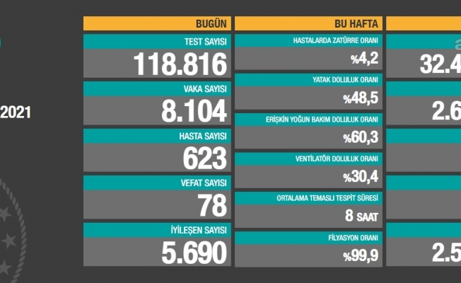 Koronavirüse 78 can daha