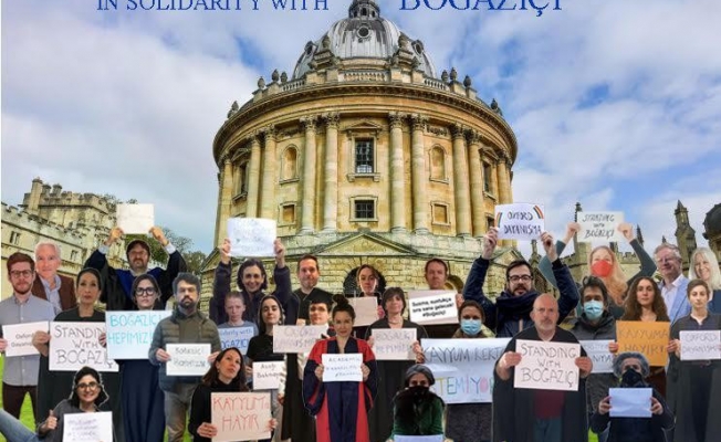 Oxford akademisyenlerinden Boğaziçi eylemlerine destek