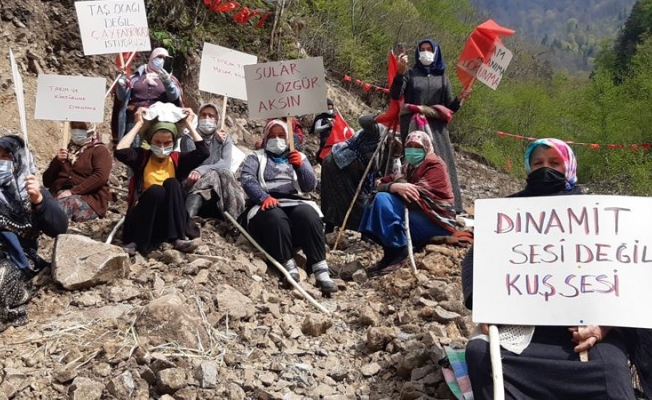 İkizdere’de açılmayan taş ocağı için kapasite artışı istenmiş