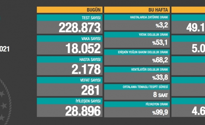 Koronavirüse 281 can daha