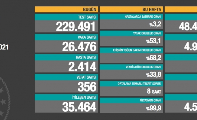 Koronavirüse 356 can daha