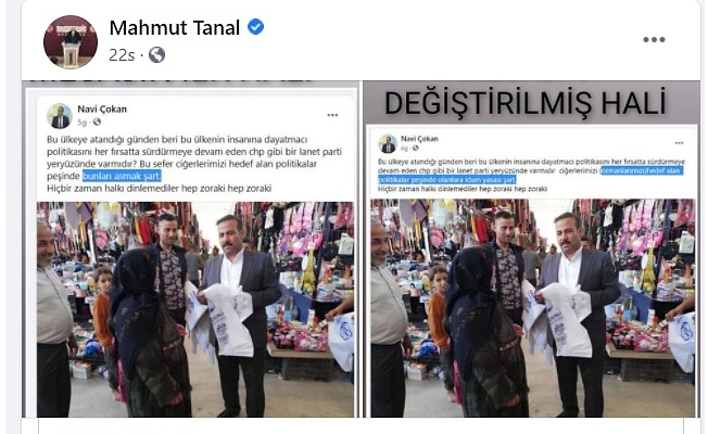 CHP'li Tanal: CHP'lilere idam istedi, tepki gelince hesabını kapattı