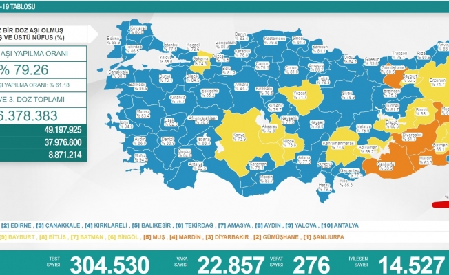 Koronavirüse 276 can daha