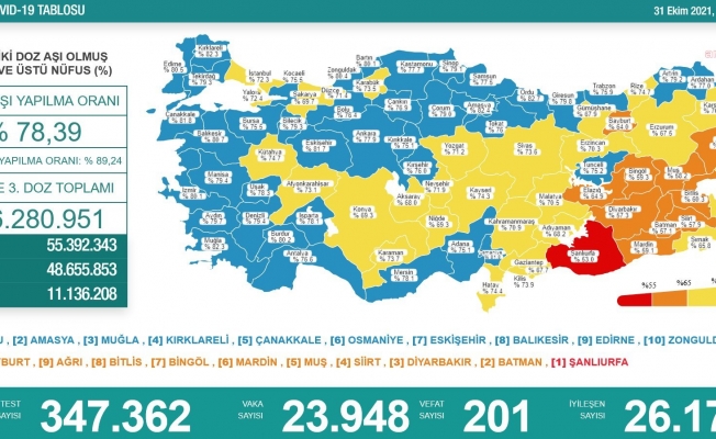 Koronavirüs nedeniyle 201 kişi daha yaşamını yitirdi