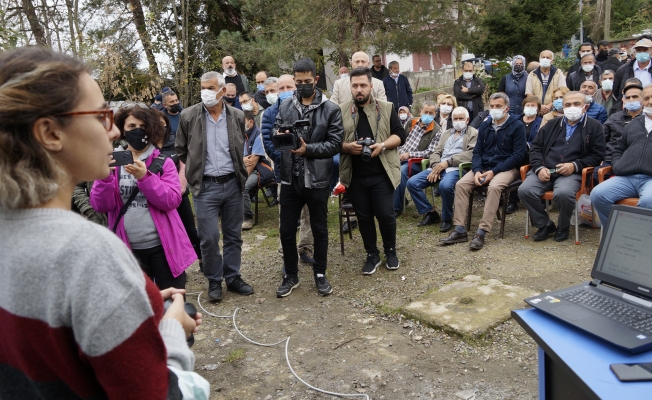 Giresun'da ÇED toplantısında maden ocağına tepki