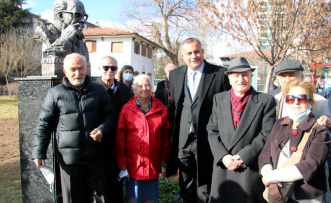 ÇANKAYA BELEDİYESİ, CEYHUN ATUF KANSU BÜSTÜNÜN AÇILIŞINI GERÇEKLEŞTİRDİ