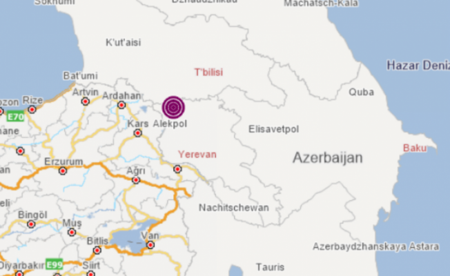 Ermenistan-Gürcistan sınırında deprem