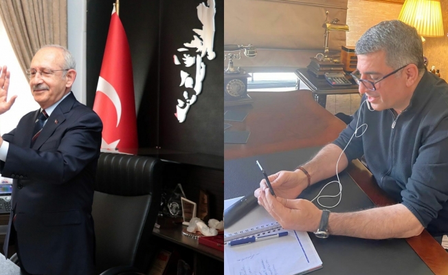 Kılıçdaroğlu ve Gürsel Erol Elazığlı taksicilerle görüntülü konuştu