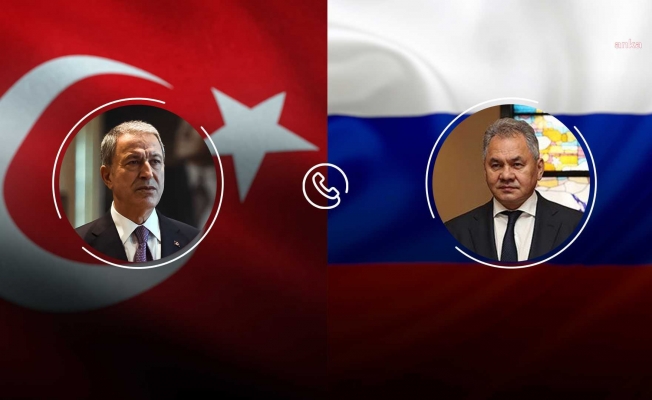 Hulusi Akar, Rus mevkidaşı Sergey Şoygu ile telefonda görüştü