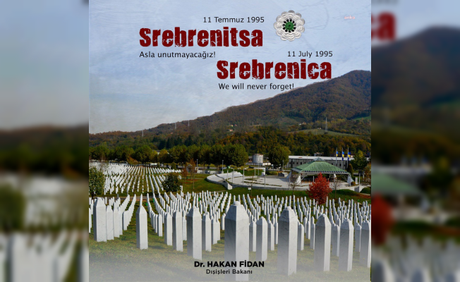 Erdoğan: Srebrenitsa Soykırımı’nın 28’inci yıl dönümünde şehitlerimizin kederli aileleri ve tüm Boşnak kardeşlerime en içten taziyelerimi sunuyorum