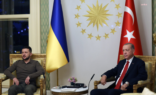 Ukrayna Devlet Başkanı Zelenski İstanbul'da... Erdoğan-Zelenski görüşmesi başladı