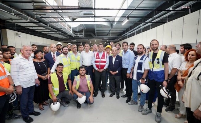Ekrem İmamoğlu: Ataköy-İkitelli metro hattının tamamını 2024’te açmanın onurunu yaşayacağız