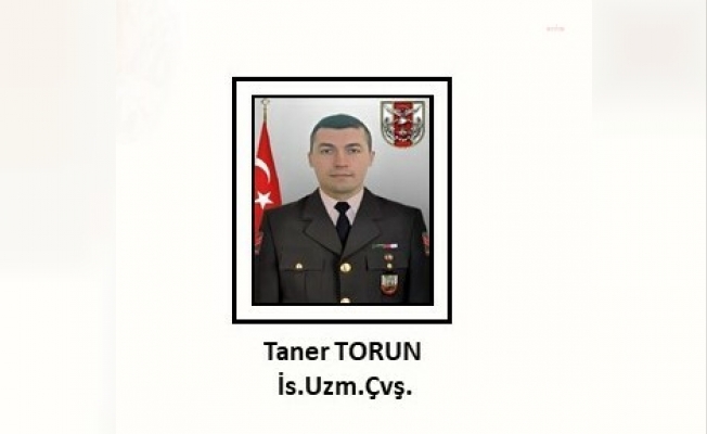 MSB: Uzman Çavuş Taner Torun şehit oldu