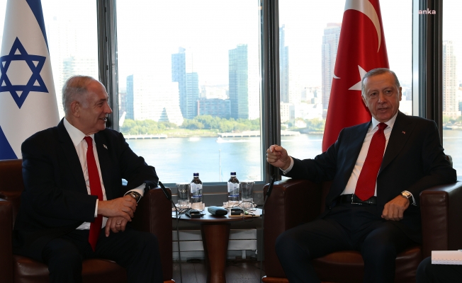 Cumhurbaşkanı Erdoğan, İsrail Başbakanı Netanyahu ile görüştü