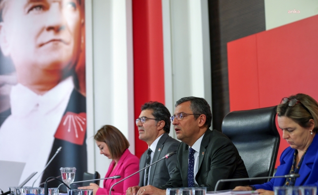 Özgür Özel, CHP Parti Meclisi Toplantısına başkanlık yaptı