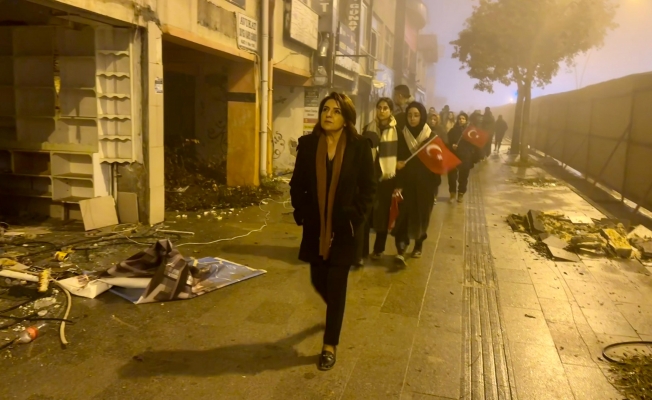 CHP Mersin Milletvekili Gülcan Kış, 6 Şubat Depremlerinin 1. Yıldönümünde Hatay’daydı.