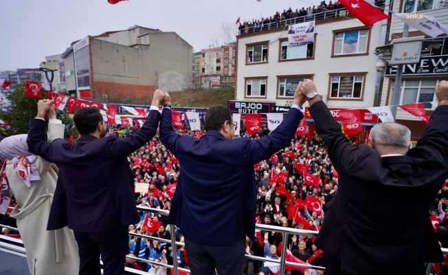 İmamoğlu'ndan Erdoğan'a: "Bir iki hafta sonra ilçe ilçe gezip miting yapmaya başlayacak"