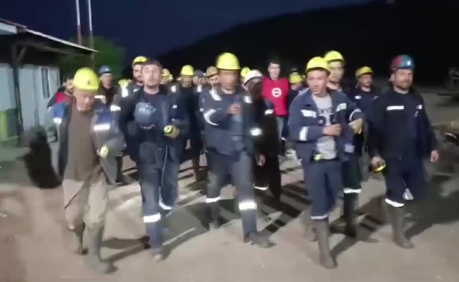 Çorum Alpagut maden işçilerinin eylemi sürüyor