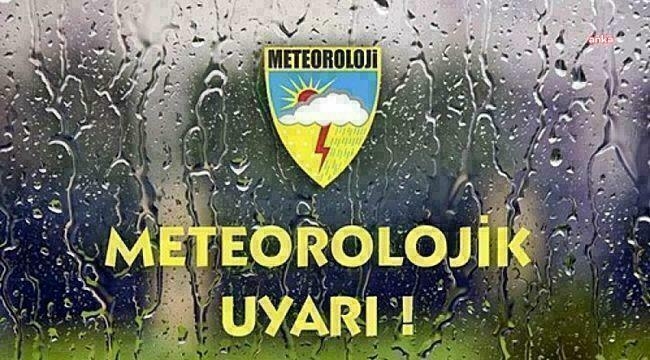 Meteoroloji'den, yarın için Doğu Anadolu'da kuvvetli yağış uyarısı
