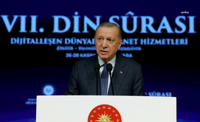 Cumhurbaşkanı Erdoğan: “Dijital hareket, yeni bir yapay din oluşturuyor”