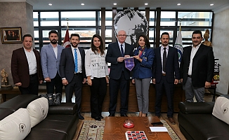 Gordion Rotary Kulübü’nden Kazım Kurt’a ziyaret