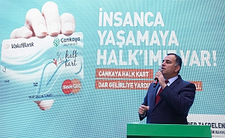 ÇANKAYA HALK KART YARDIMINDA YÜZDE 50 ARTIŞ