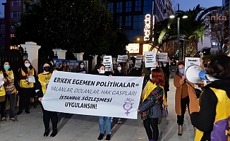 Mor Dayanışma: İstanbul Sözleşmesi uygulansın