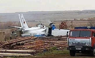 Rusya'da uçak düştü: 19 ölü