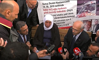 Kılıçdaroğlu, 276 Gündür Adalet Nöbeti Tutan Şenyaşar Ailesi'ni Ziyaret Etti